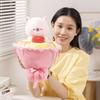 Creative Panda Capybara Hand Bouquet Doll Plush Toy Bouquet Throw Pillow Girl Doll Valentine's Day Gift