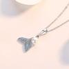 New Trend Mermaid Tail Pendant Necklace for Women 2021 Fashion Design Female Accessories with Simulated Pearl Hot Jewelry