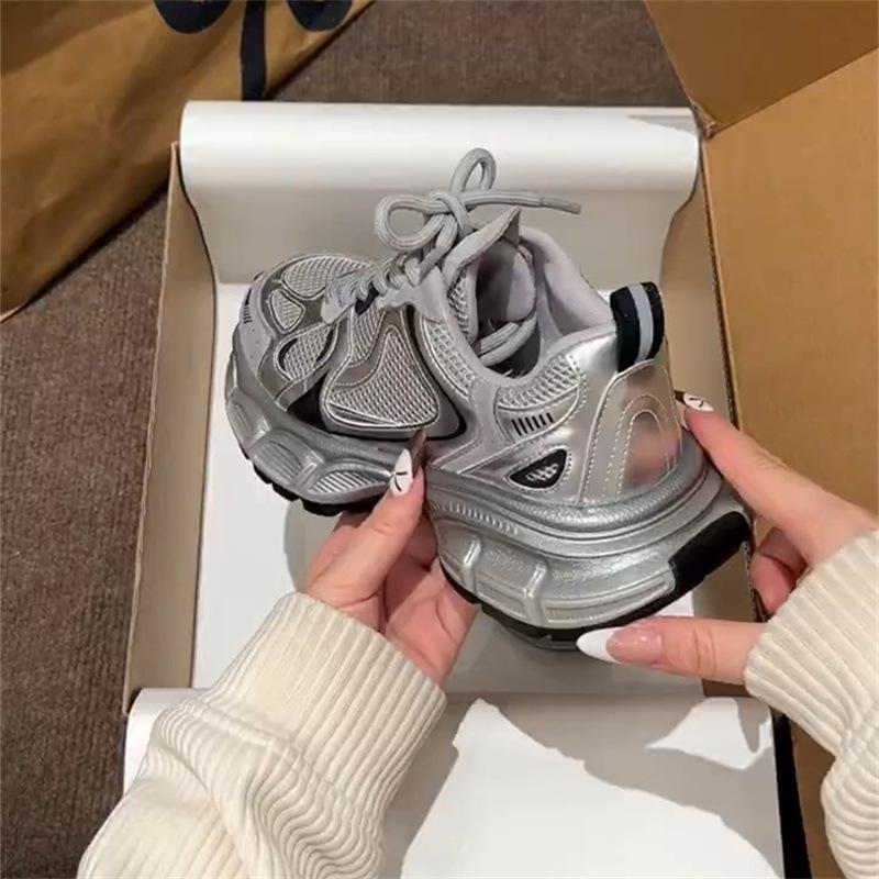 Оригинальные мужские кроссовки в стиле "dad shoes" женские осенние новые повседневные спортивные кроссовки женские легкие на толстой подошве дышащие походные кроссовки женские