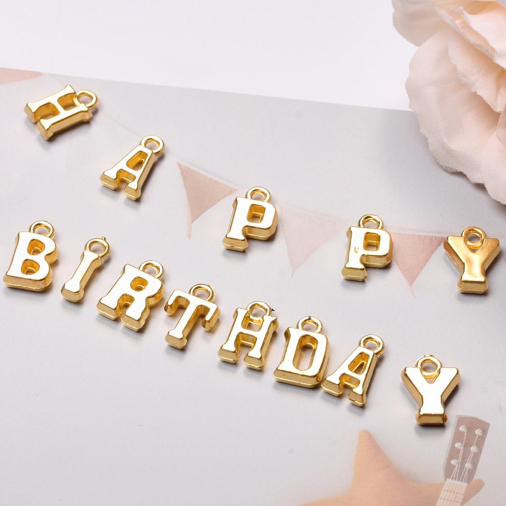 50 шт., 14-16 мм * 8-9 мм, подвеска со смешанными буквами, инициалы AZ, акриловая подвеска, используется для изготовления ювелирных изделий, браслетов и ожерелья своими руками.