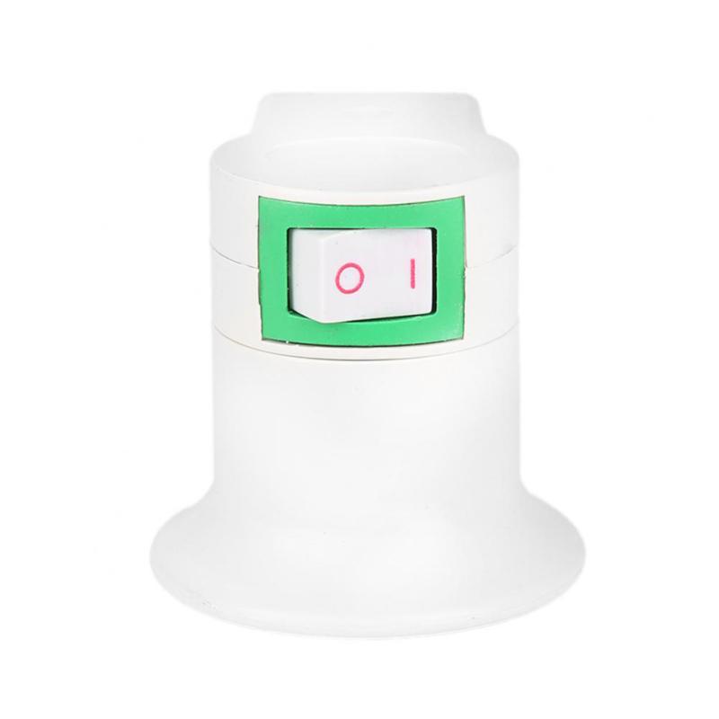 0.4a 110-220 В светодиодная круглая розетка для лампы с переключателем, настенная насадка E27, включение, выключение розетки для лампы