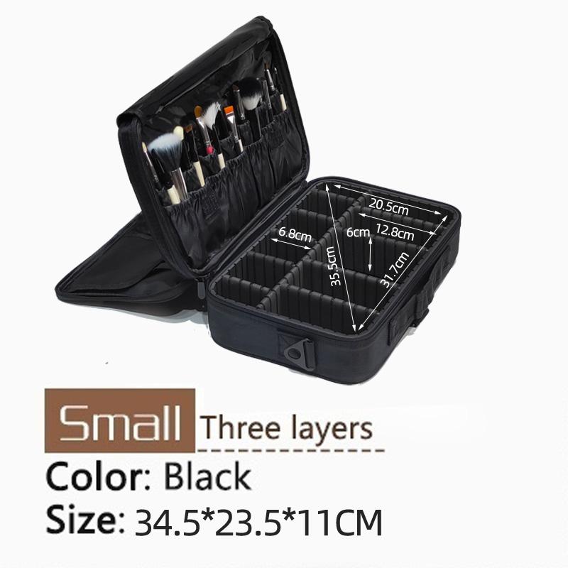 Новая косметичка из ткани Оксфорд большой емкости с отделениями для женщин дорожный косметичка