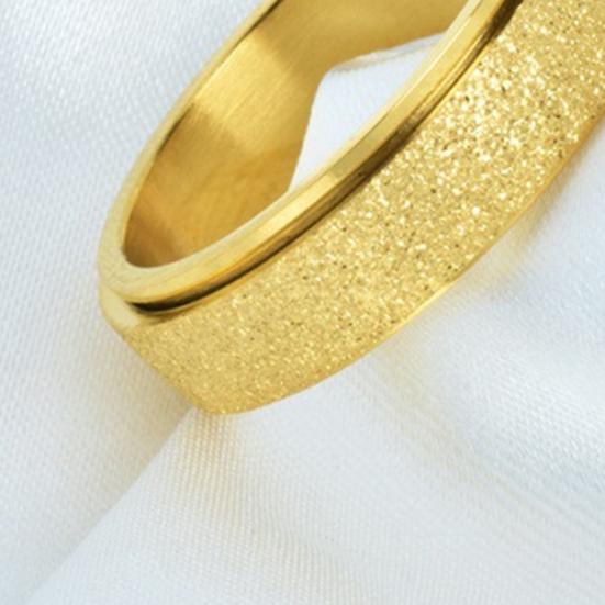 Кольцо-спиннер, унисекс, популярное кольцо для снятия стресса, пескоструйная отделка, анти-тревожное кольцо