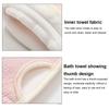 Three-piece Bathing Device Thickened Mud Rubbing and Decontamination Bath Ball Suit Pull Back Strip Long Rub Back Towel