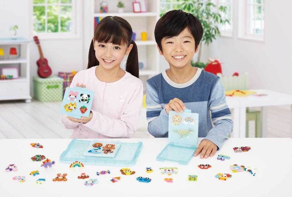 Набор символов из полипропиленовых круглых аква-бусин EPOCH, стандартный многоцветный, все в одном [набор сумиккогураши] AQ-S72