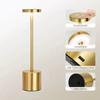 Stepless Dimming Touch Sensor Lamp Three Colors Wireless Reading Lamp Desk Lamp  Club Decoration