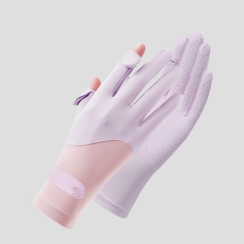 Breathable Ice Silk Gloves Touch Screen Sunscreen Gloves Fashion Mittens Summer