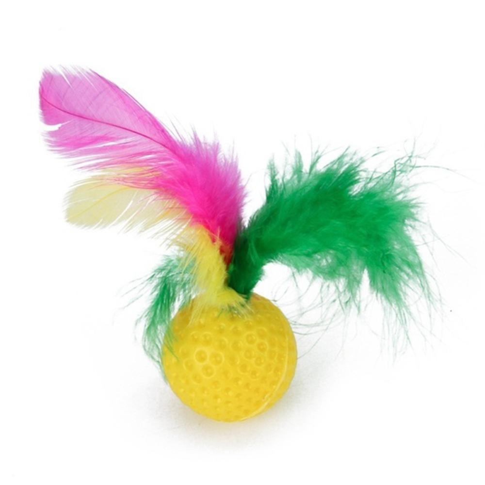 12/21PCS Playing Kitten Pet Interactive Stick Mouse Collapsible Tunnel Feather Balls Cat Toys Set