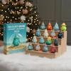 Unique Holiday Gifts for Family Christmas Gnome Advent Calendar 2026, Sea Glass Style Countdown Kids Present All Ages Gifts, Mini Hanging Pendants