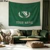 Custom Name Legia Warsaw Printed Tapestry – Wall Hanging for Bedrooms, Dorms, and Home Decor