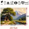 2D Mountain Farm Backdrop for Rustic, Country and Farm Themed Parties