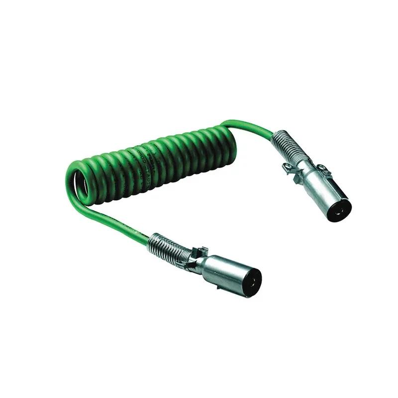 1 Way Single Pole 15ft 100AMP Lift Gate Coiled Cable for Metal Socket Die-cast Plugs