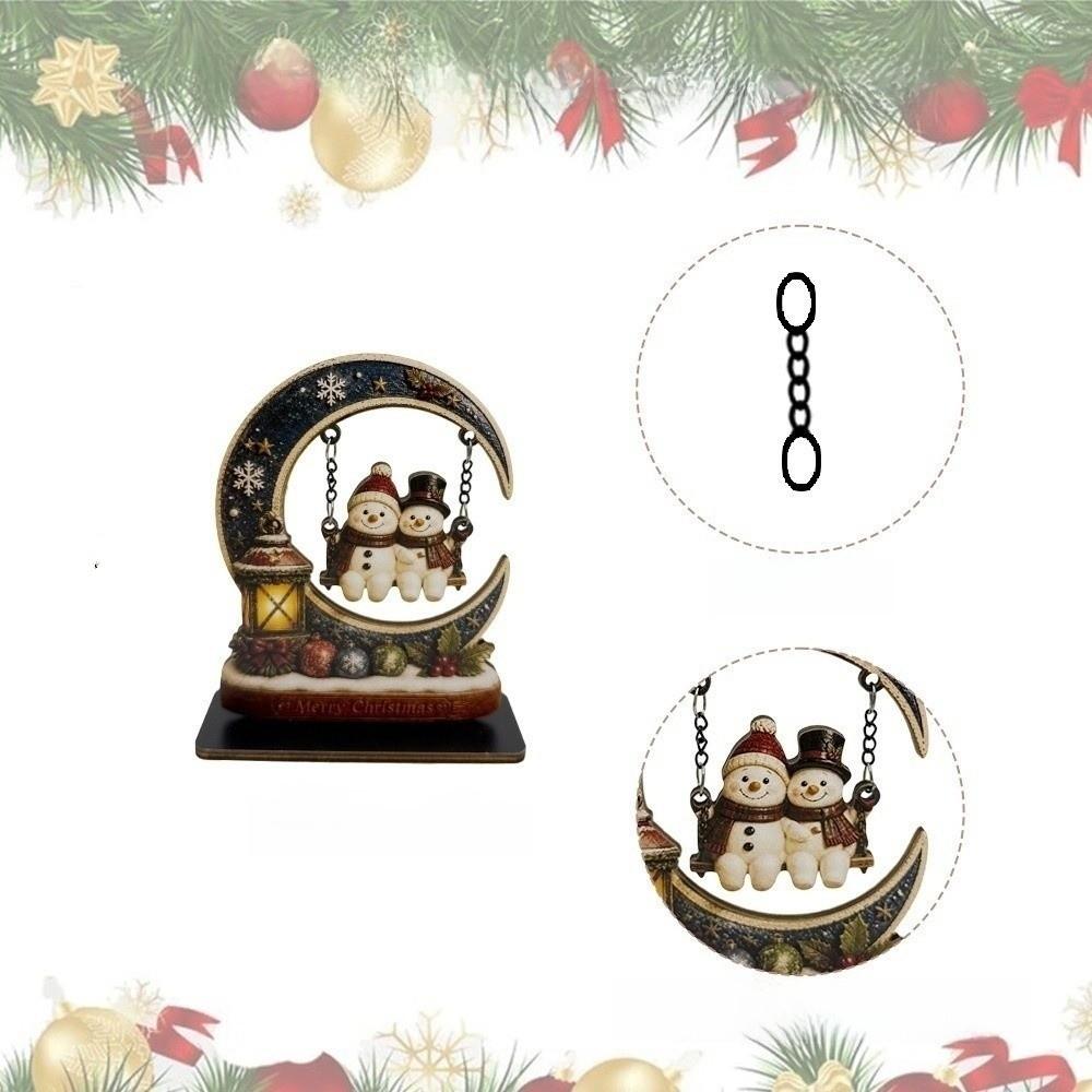 Ghost Santa Claus Ornament Snowman Deer Christmas Decoration Christmas Ornaments Indoor