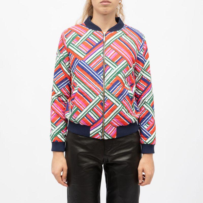 Bomber Vicky Zipped Graphic Print Woman LA PETITE ETOILE