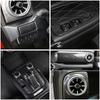 Для GWM Tank 300 2024 2024 Карбоновые аксессуары для интерьера Переключатель подъема стекла окна Центральная консоль Переключение передач Крышка воздухозаборника Отделка