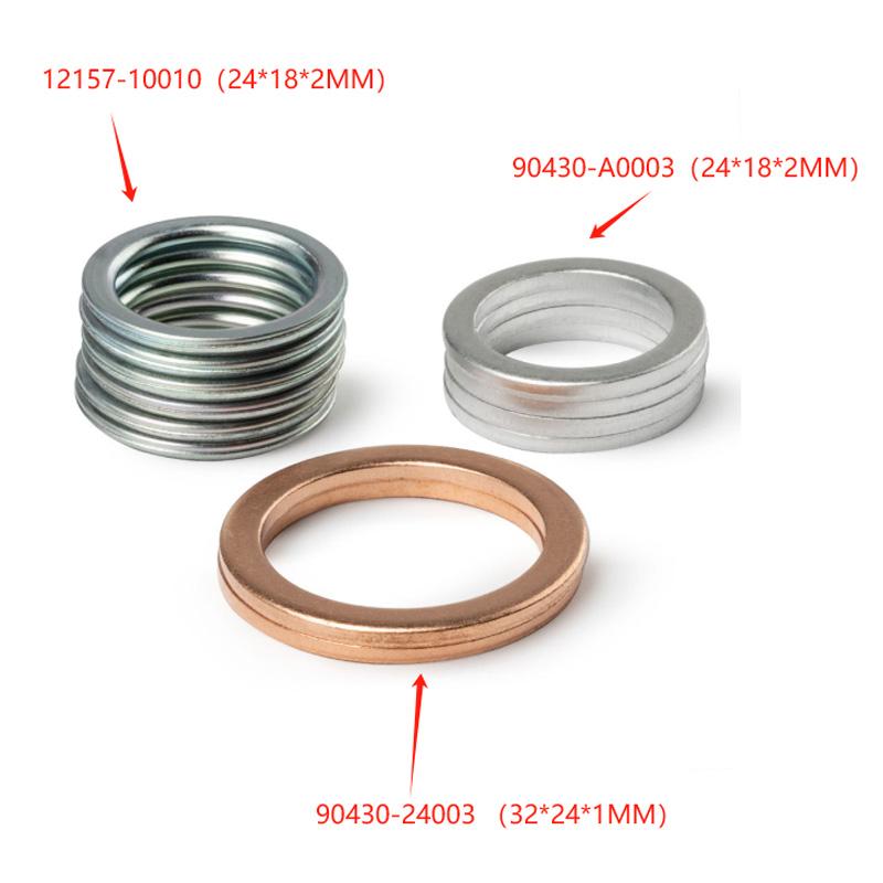 Full Set Transfer & Differential Gasket Seal Kit For Lexus For Toyota Engine Oil Drain Plug 90430-24003 12157-10010 90430-A0003
