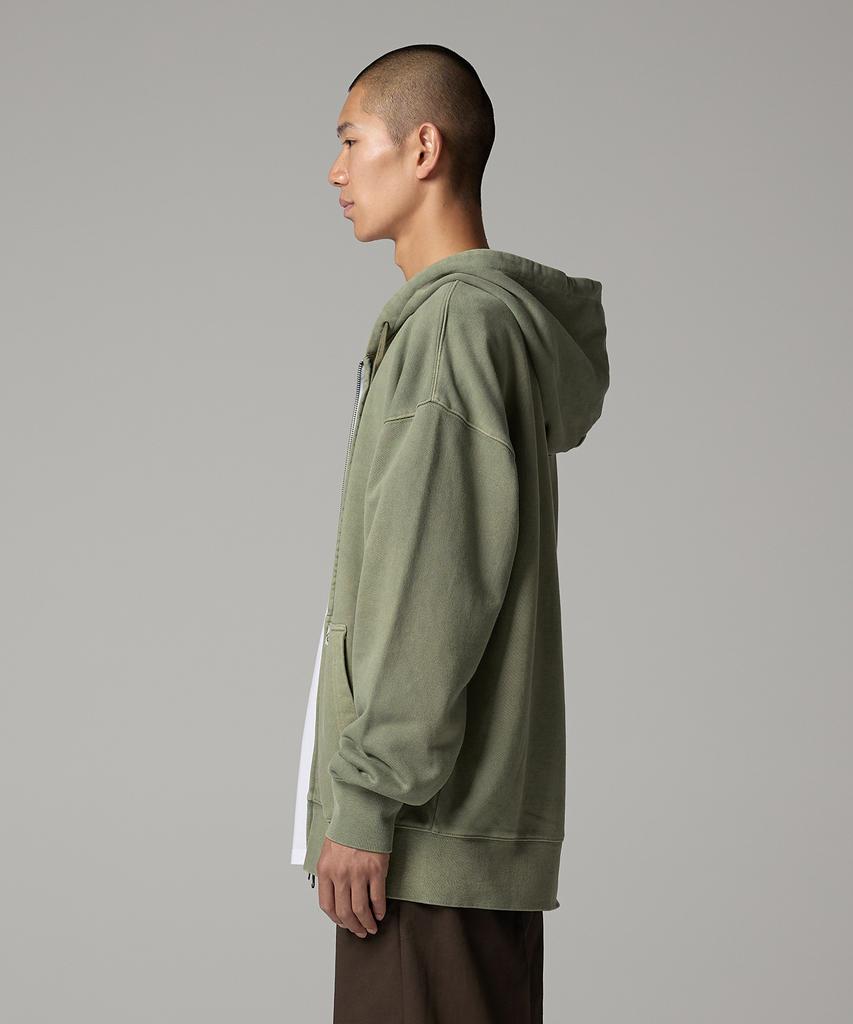 Dickies Базовая толстовка на молнии с garment-dyed окрашиванием Оливковый