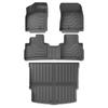 for Nissan Rogue AWD 2021-2025 TPE 3D Car Floor Mats Trunk Pad Accessories Black (Not for Select&Sport Models)