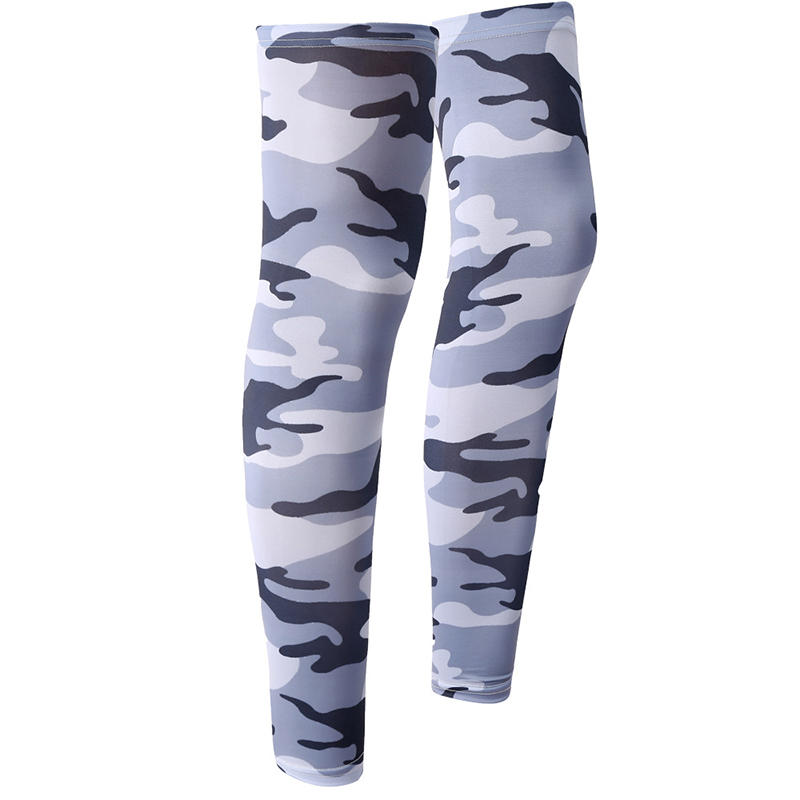 Летние анти-УФ рукава для ног с защитой от солнца, велосипедные гетры, противоскользящие спортивные защитные рукава, дышащие