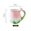 Rose Ceramic Mug Porcelain Mug Simulated Flower Shape Tea Set Petaled Teapot Butterfly Bud Cup Coffee Cups Cups and Mugs Set