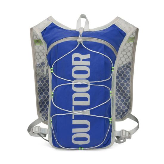 Гидратационный рюкзак Многокарманный рюкзак для воды с гидратационным пузырем Светоотражающая полоса Гидратационный рюкзак для пеших походов, бега, велоспорта