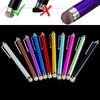New Mesh Micro Fibre Stylus Touch Screen Capacitive pen Metal