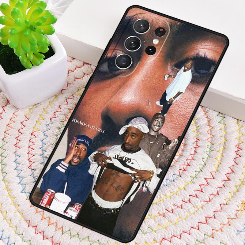 Чехол для телефона рэпера 2pac, певца Tupac, для Samsung Galaxy note 10 pro S26 S25 S24 S23 S22 Ultra Plus S21 FE S20, противоударный чехол