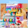 Children Play Ice Cream Maker Toy With Colorful Clay For Creative Fun And Parent Child Interaction