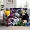 Anime HUNTER Figure Blanket 3D Printed Flannel Throw Blankets Home Couch Printed Soft Warm Bedspreads  Picnic Blanket