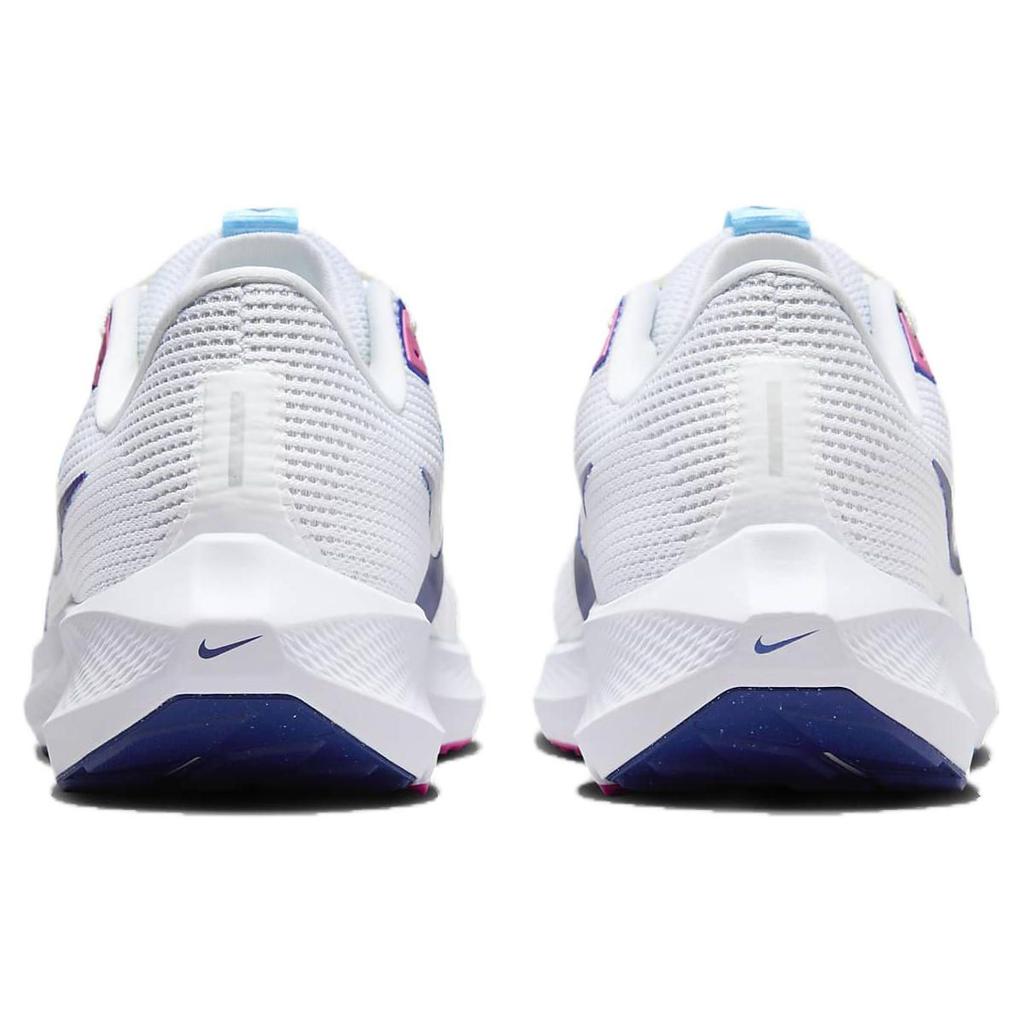 Nike Air Zoom Pegasus 40 White Deep Royal Blue Men Sneakers Photon-Dust Fierce-Pink DV3853-105