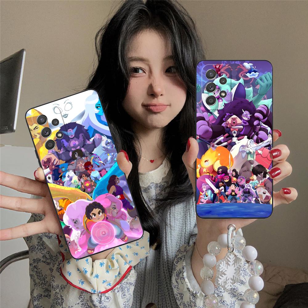 Чехол для мобильного телефона Steven Universe для Samsung Galaxy M55 54 42 35 34 33 32 23 22 15 14 13 12 F55 5G Цветной Защитный Чехол для Телефона