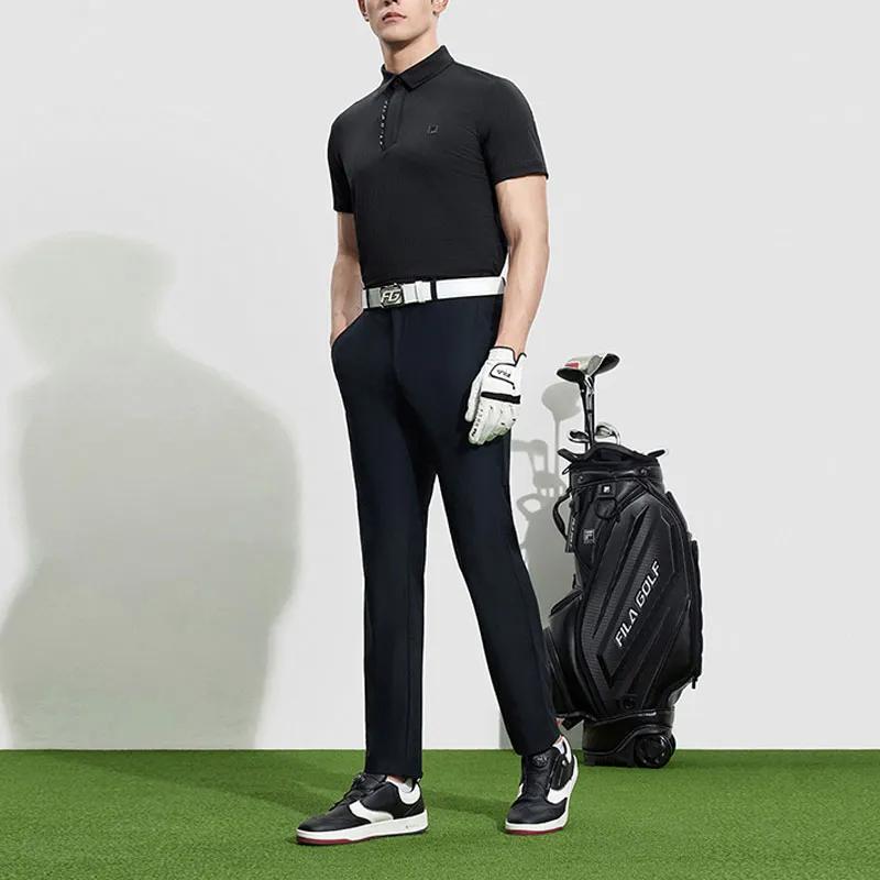 FILA Polo Shirt Men's Pitch Black (Unisex) Polo Shirts A11M335116ABK
