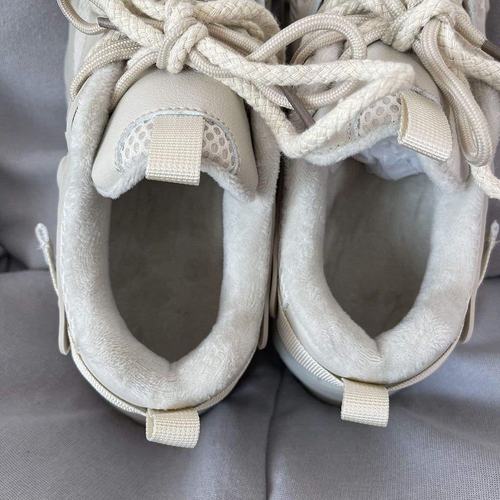 Обувь мужская ins2025 зима новая ретро платформа бархатные папины кроссовки мужские пары универсальная спортивная обувь хлопковая обувь