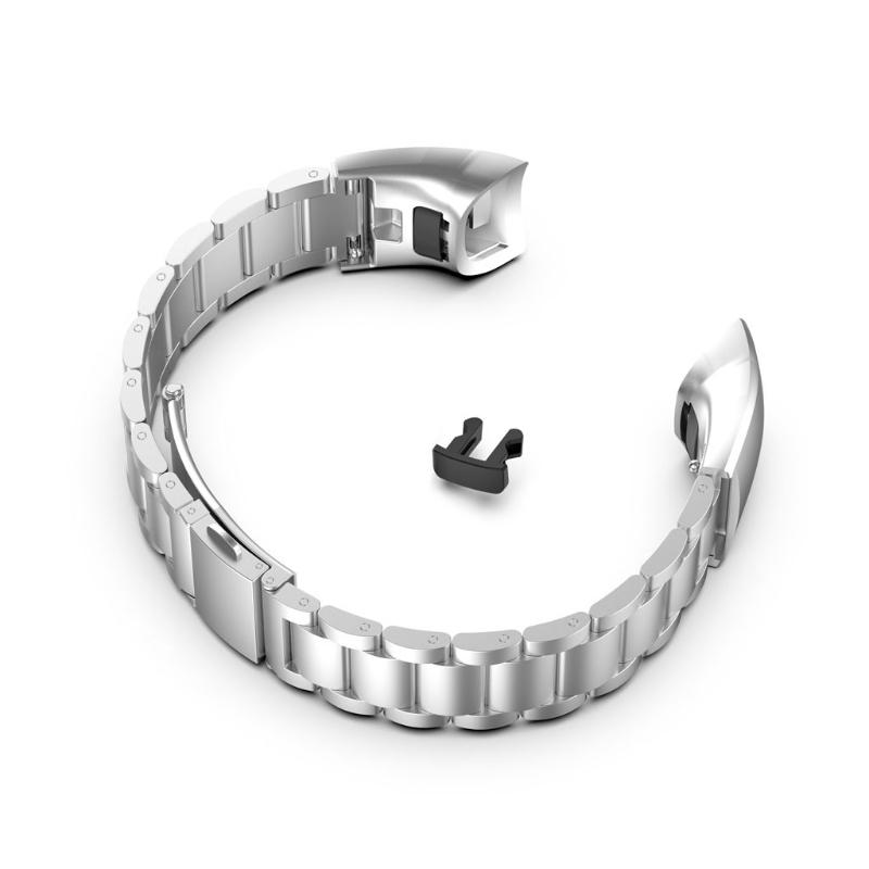 Подходит для Huawei для Honor Band 5 4 Ремешок для часов Регулируемый сменный ремешок из нержавеющей стали Браслет на запястье Ржавчина P