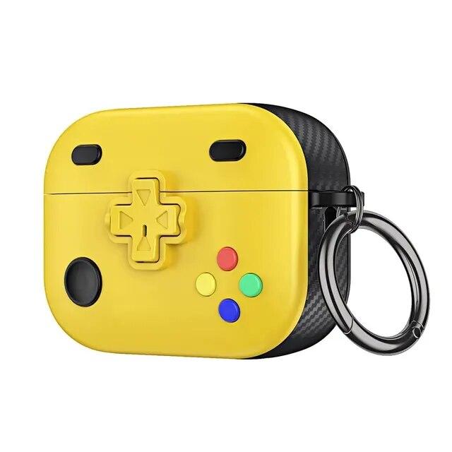 Чехол для Airpods Pro 2-го поколения с брелоком, полный защитный классический чехол для портативной игровой консоли для Airpods 2 3