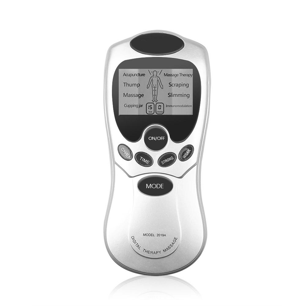 Digital EMS Therapy Machine Electric Muscle Stimulator Pain Relief Full Body Pulse Massager Tens Massage Device Physiotherapy Microcurrent Health Care