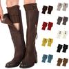 Womens Short Boots Socks Crochet Knitted Boot Cuffs Leg Warmers Socks