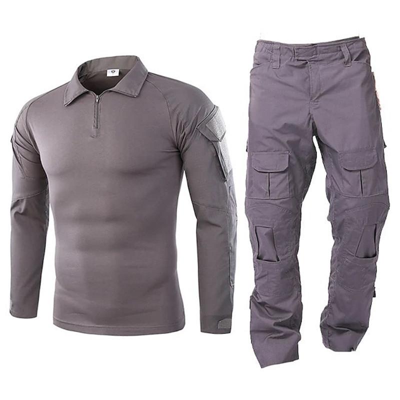 Весенне-осенняя уличная военная тренировочная форма с лягушкой Fire Phoenix ACU, тактический костюм с длинными рукавами и лягушкой, мужская камуфляжная униформа