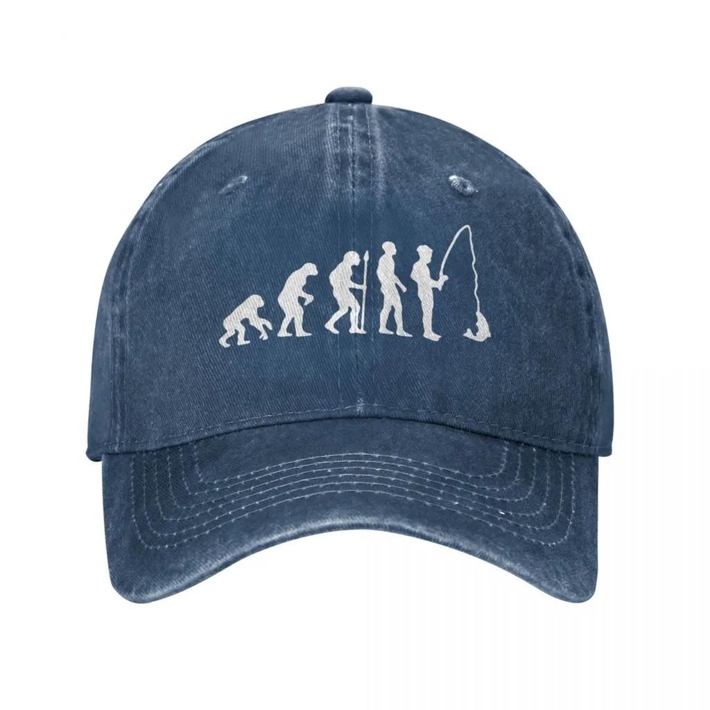 Повседневные бейсболки Snapback Hat Evolution Of Fishing Born Весенне-летняя кепка Fish Washed Washed Casquette Gorras Hip Hop