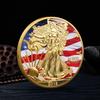 Souvenir Coin US Statue of Liberty Challenge Coins Painted America Collectible 1oz Fine New Gift Exquisite Collection