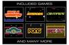 Портативная видеоигровая система My Arcade Atari с 100 цветными и эргономичными карманными играми, 2,75-дюймовый дисплей, дизайн.