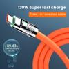 6A 120W 3in1 2in1 USB Fast Charger Cable For iPhone 14 Micro USB Type-C 8-Pin Charging Cable For Huawei Samsung Xiaomi Wire Cord