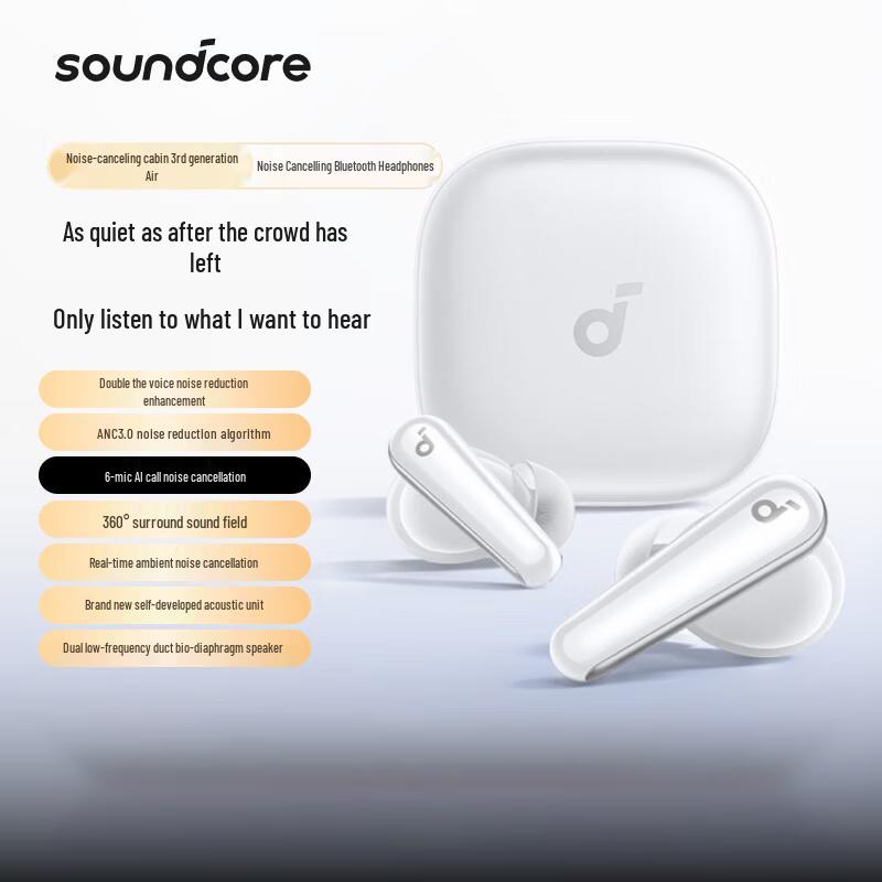 Полностью беспроводные наушники с шумоподавлением SoundCore Liberty 3 Air