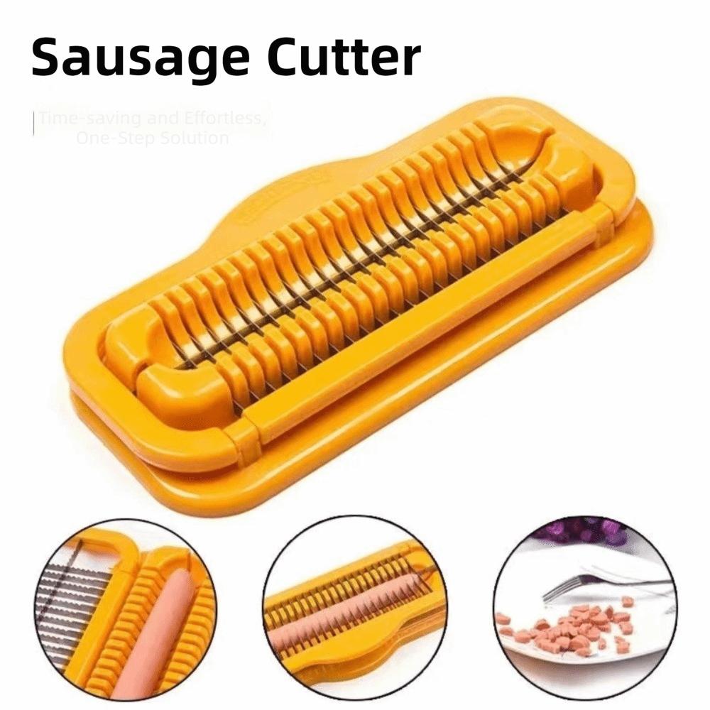 Stainless Steel Banana Slicer Efficient Sausage Cutter Hot Dog Slicer Food Preparation