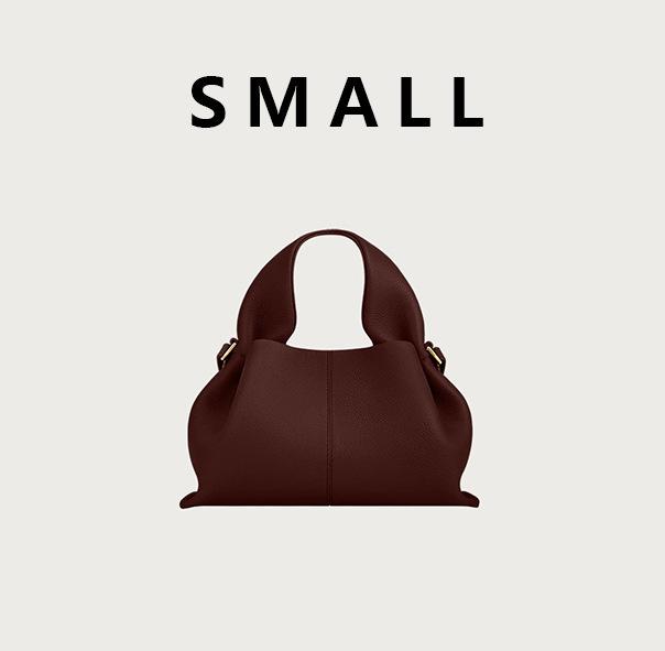 Pol Cloud Сумка-пельмень из натуральной кожи класса люкс в ретро французском стиле