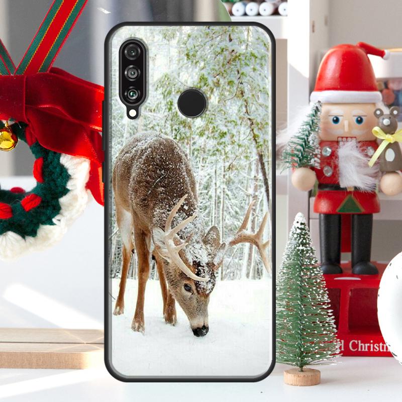 Животное Олень Северный олень Для Huawei Nova Y73 Y60 Y70 Y90 Y72 Y61 Y91 7i 8i 11i 12i 12s 9 10 SE P20 P30 P40 Lite Чехол