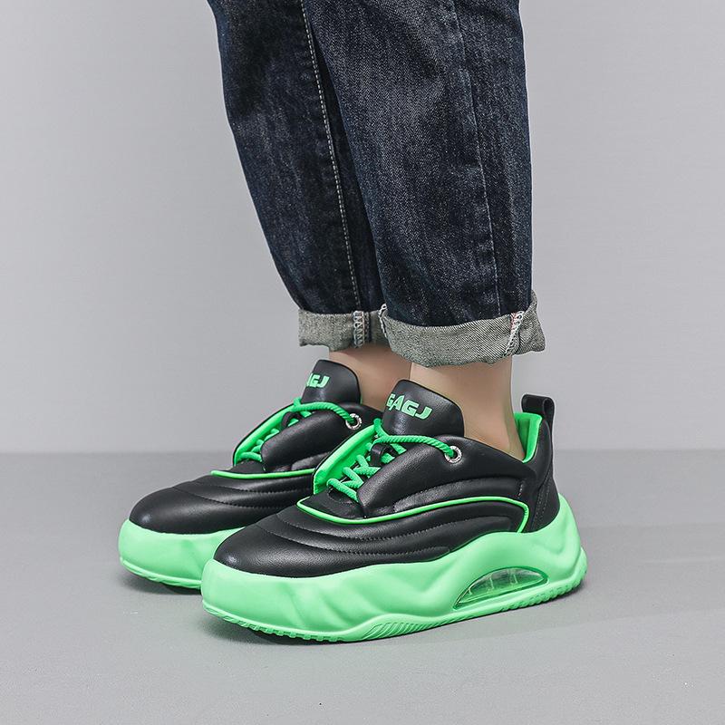 GAGJ модные мужские туфли для хлеба, весенние новые маленькие белые туфли на платформе с воздушной подушкой, обувь для папы, спортивная и повседневная обувь в наличии