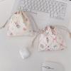 3Pcs/set Printing Drawstring Storage Bag Large Capacity Small Item Pouch  Women