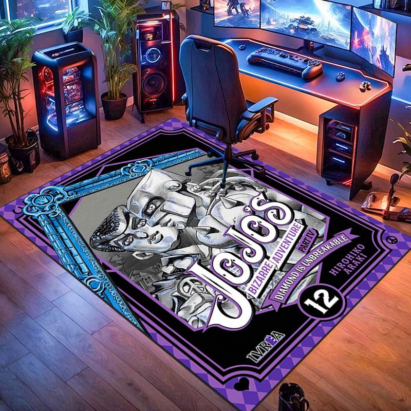 JoJo's Bizarre Adventure: Diamond Unbreakable carpet floor mats Home Decor Christmas gifts Bathroom mat Fashion