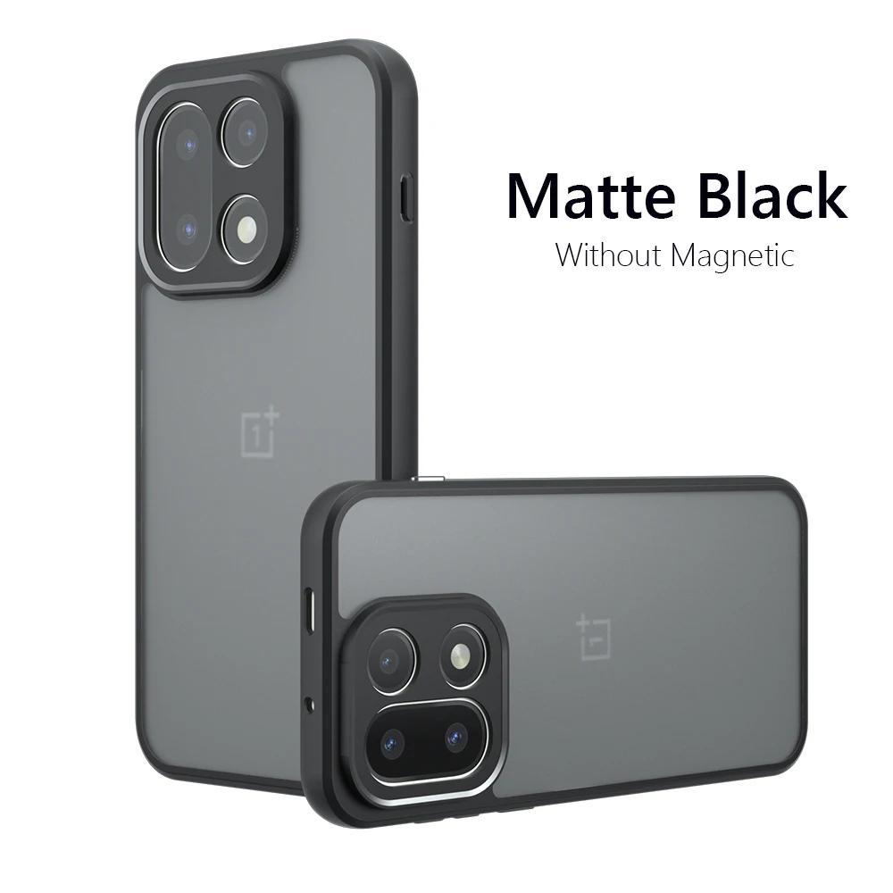 Матовая задняя панель для чехла для беспроводной магнитной зарядки Magsafe для OnePlus 15 13 12 T R NORD 5 4 1+ 15 5G Мягкий силиконовый противоударный чехол